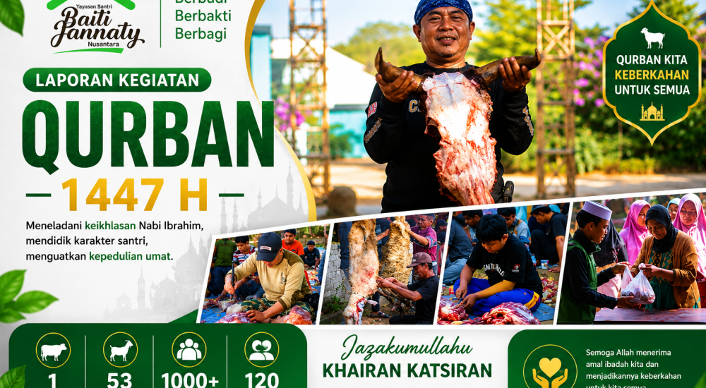 Keberkahan Qurban Dimulai Dari Pesantren